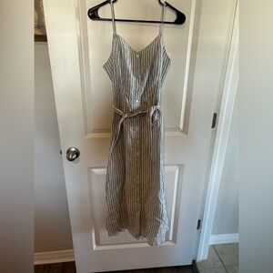Like New Who What Wear Stripped Dress
